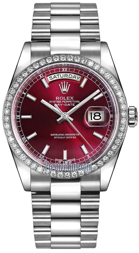 cherry index president Rolex bezel